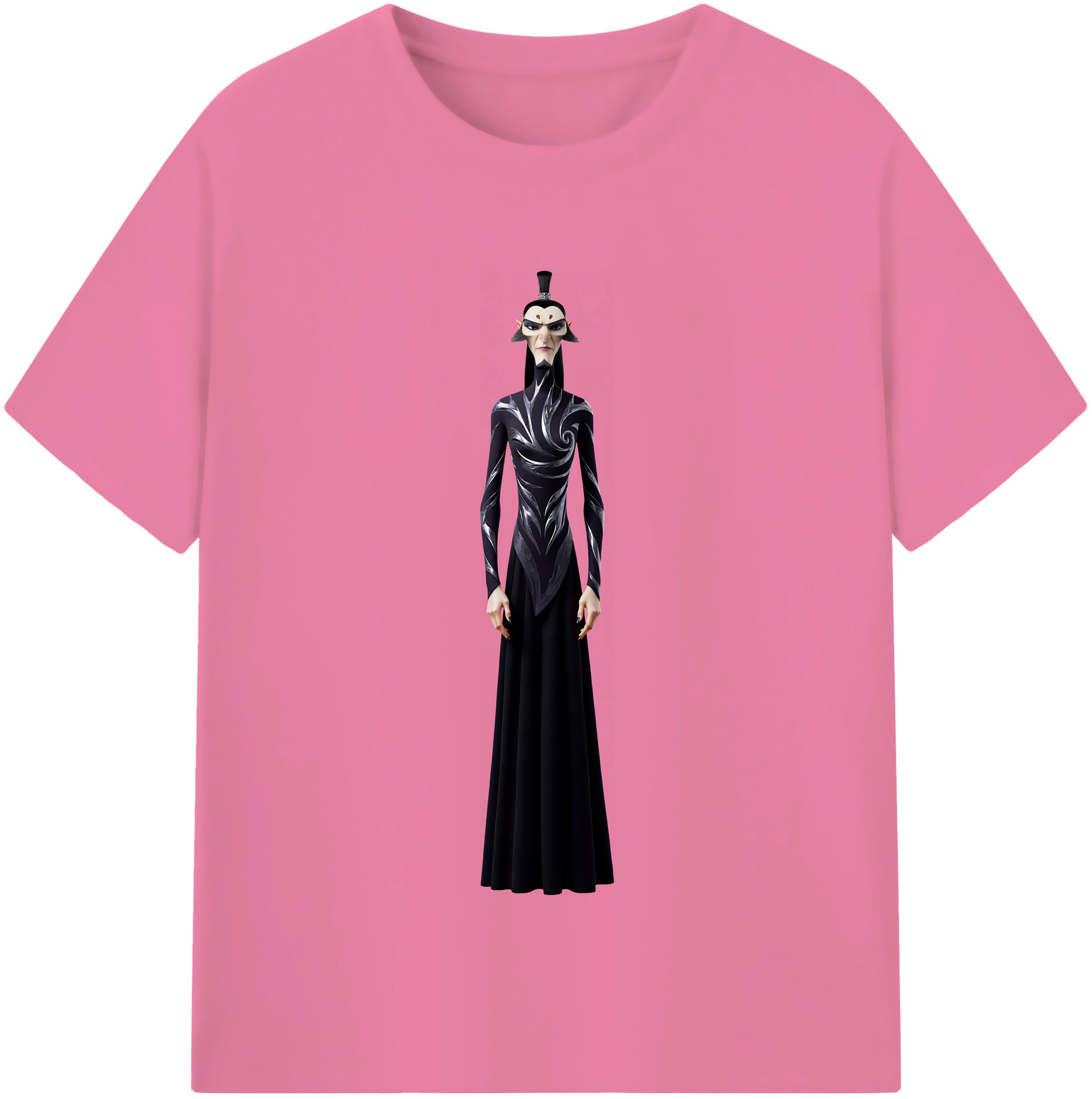 （画像用） Ne Zha 2 ナタ 魔童の大暴れ 綿100％半袖Tシャツ（フロントプリント）